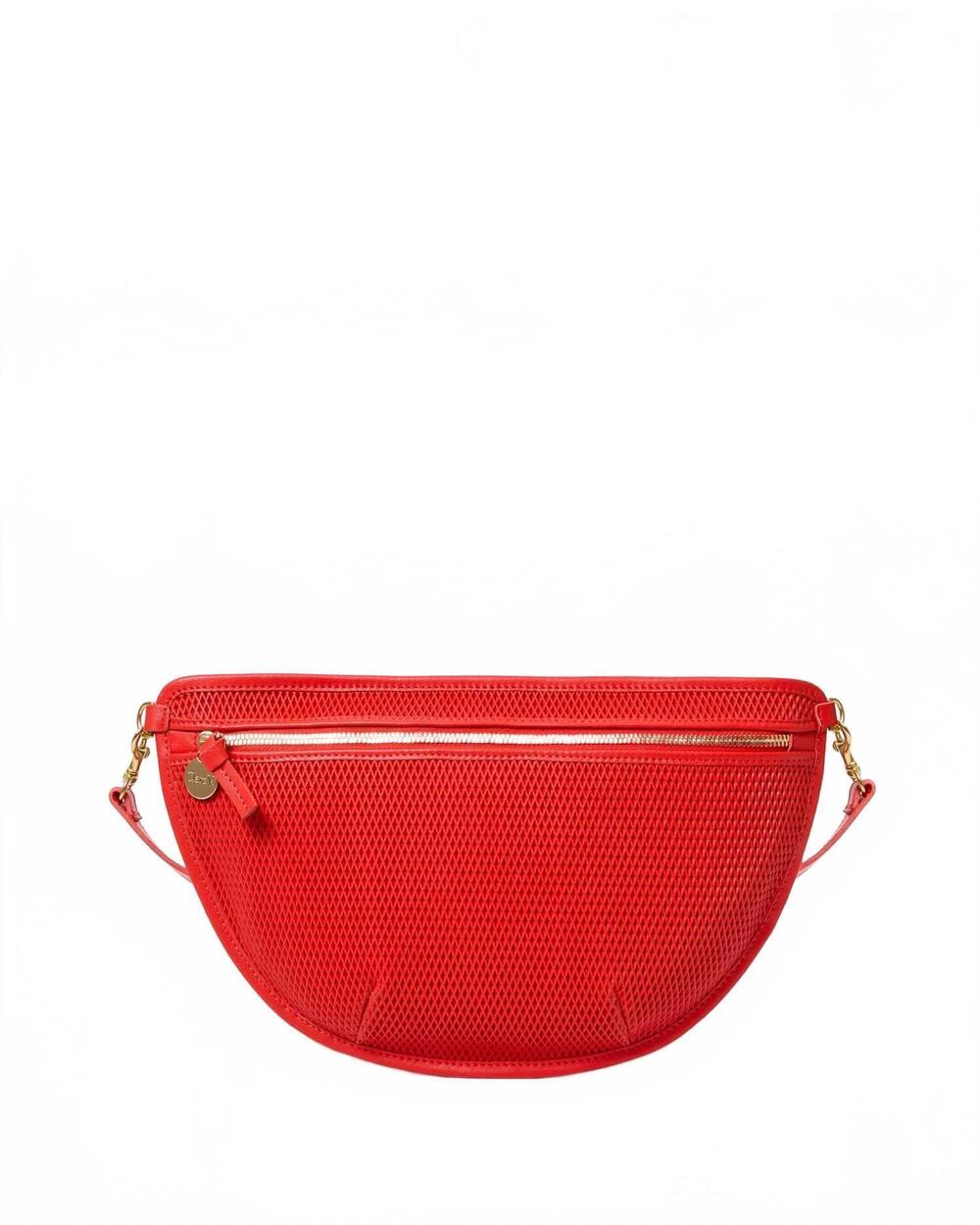 NEW CLARE V. grande fanny bag in bright poppy